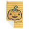 Halloween Pumpkin Microfiber Golf Towels - FOLD