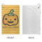 Halloween Pumpkin Microfiber Golf Towels - Small - APPROVAL