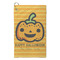 Halloween Pumpkin Microfiber Golf Towels - Small - FRONT