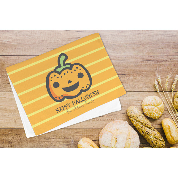 Halloween Pumpkin Microfiber Kitchen Towel - LIFESTYLE