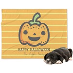 Halloween Pumpkin Dog Blanket (Personalized)