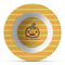Halloween Pumpkin Plastic Bowl - Microwave Safe - Composite Polymer (Personalized)