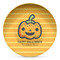 Halloween Pumpkin Microwave & Dishwasher Safe CP Plastic Plate - Main