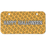 Halloween Pumpkin Mini/Bicycle License Plate (2 Holes) (Personalized)
