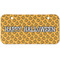 Halloween Pumpkin Mini Bicycle License Plate - Two Holes