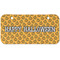 Halloween Pumpkin Mini/Bicycle License Plate (2 Holes) (Personalized)