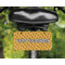 Halloween Pumpkin Mini License Plate on Bicycle - LIFESTYLE Two holes