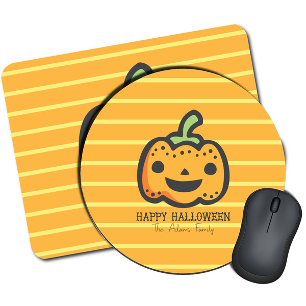 Custom Halloween Pumpkin Mouse Pad (Personalized)