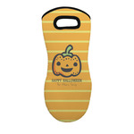 Halloween Pumpkin Neoprene Oven Mitt w/ Name or Text