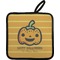 Halloween Pumpkin Pot Holder w/ Name or Text