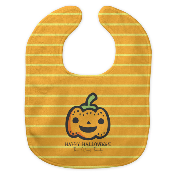 Halloween Pumpkin New Bib Flat Approval