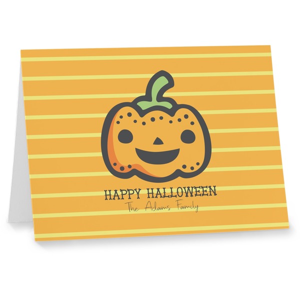 Custom Halloween Pumpkin Note cards (Personalized)