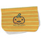 Halloween Pumpkin Burp Cloth - Fleece w/ Name or Text