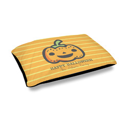Halloween Pumpkin Outdoor Dog Bed - Medium (Personalized)