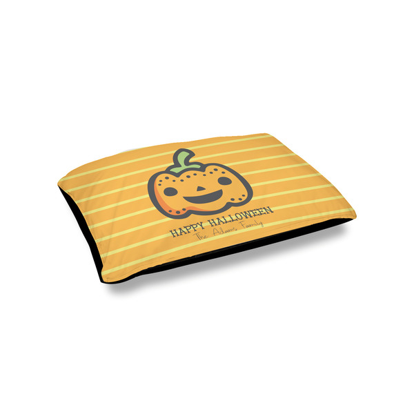 Custom Halloween Pumpkin Outdoor Dog Bed - Small (Personalized)