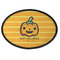 Halloween Pumpkin Oval Patch