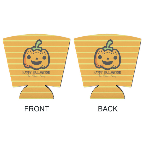 Halloween Pumpkin Party Cup Sleeves - with bottom - APPROVAL