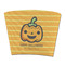 Halloween Pumpkin Party Cup Sleeves - without bottom - FRONT (flat)