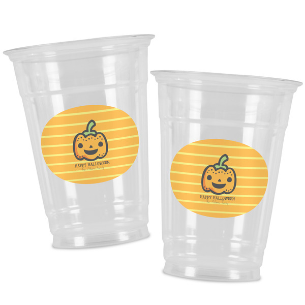 Halloween Pumpkin Party Cups - 16oz - Alt View