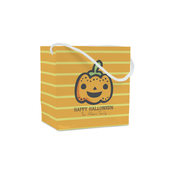 Custom Halloween Pumpkin Party Favor Gift Bags - Matte (Personalized)