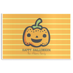 Halloween Pumpkin Disposable Paper Placemats (Personalized)