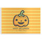 Halloween Pumpkin Disposable Paper Placemat - Front View