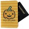 Halloween Pumpkin Passport Holder - Fabric (Personalized)