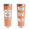Halloween Pumpkin Peach RTIC Everyday Tumbler - 28 oz. - Front and Back