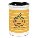 Halloween Pumpkin Ceramic Pencil Holders - Black