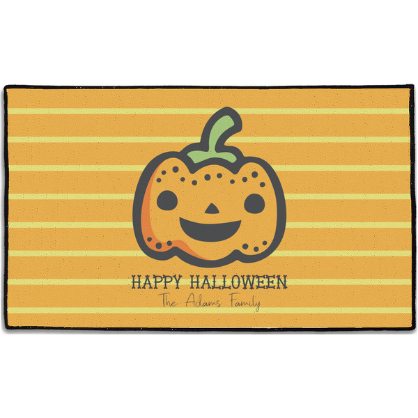 Custom Halloween Pumpkin Door Mat - 60"x36" (Personalized)