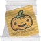 Halloween Pumpkin Minky Blanket (Personalized)