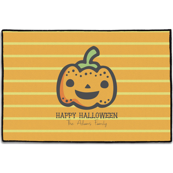 Halloween Pumpkin Personalized Door Mat - 36x24 (APPROVAL)