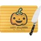 Halloween Pumpkin Personalized Glass Cutting Board