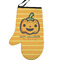 Halloween Pumpkin Left Oven Mitt (Personalized)