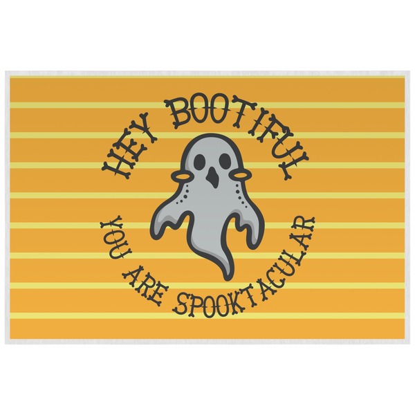 Halloween Pumpkin Personalized Placemat (Back)