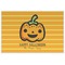 Halloween Pumpkin Personalized Placemat (Front)