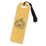 Halloween Pumpkin Plastic Bookmark (Personalized)