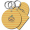 Halloween Pumpkin Plastic Keychains