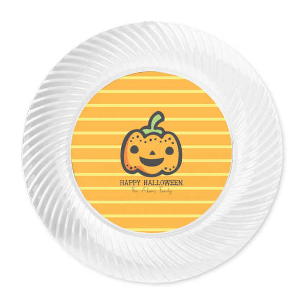 Halloween Pumpkin Plastic Party Dinner Plates - Approval