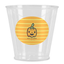 Halloween Pumpkin Plastic Shot Glass (Personalized)