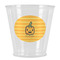 Halloween Pumpkin Plastic Shot Glasses - Front/Main