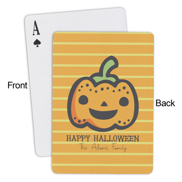 Halloween Pumpkin Playing Cards - Approval