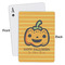 Halloween Pumpkin Playing Cards - Approval