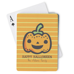 Halloween Pumpkin Playing Cards (Personalized)
