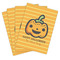 Halloween Pumpkin Playing Cards - Hand Back View