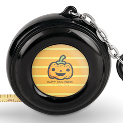 Halloween Pumpkin Pocket Tape Measure - 6 Ft w/ Carabiner Clip (Personalized)