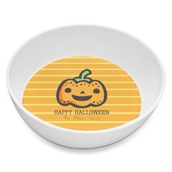Halloween Pumpkin Melamine Bowl - 8 oz (Personalized)