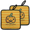 Halloween Pumpkin Pot Holders - Set of 2 MAIN