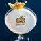 Halloween Pumpkin Printed Drink Topper - Medium - In Context