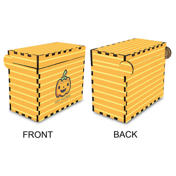 Halloween Pumpkin Recipe Box - Full Color - Approval